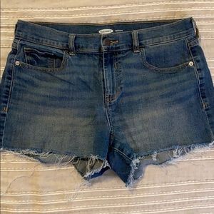 Old navy boyfriend denim cutoffs